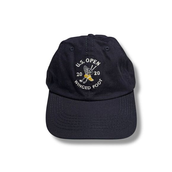 USGA Member US Open Winged Foot 2020‎ Golf Hat Navy Blue Size OSFM Adjustable - Picture 1 of 6